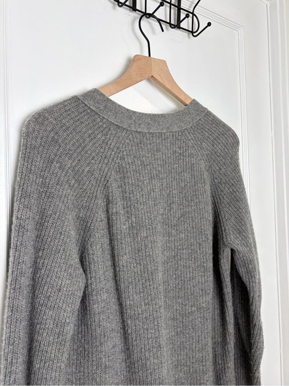 Madewell Ribbed Lyle Henley Sweater Merino Wool small - Picture 4 of 16